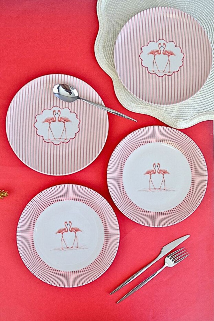 Set farfurii pentru desert, Hermia, 311MBL1315, Multicolor - imagine 4